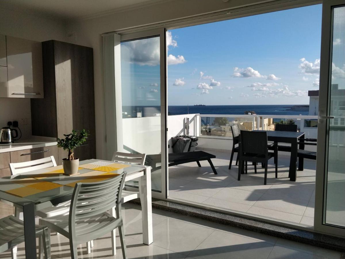 Apartamento Sea View Penthouse With Large Terrace Irom1-1 Marsaskala Exterior foto